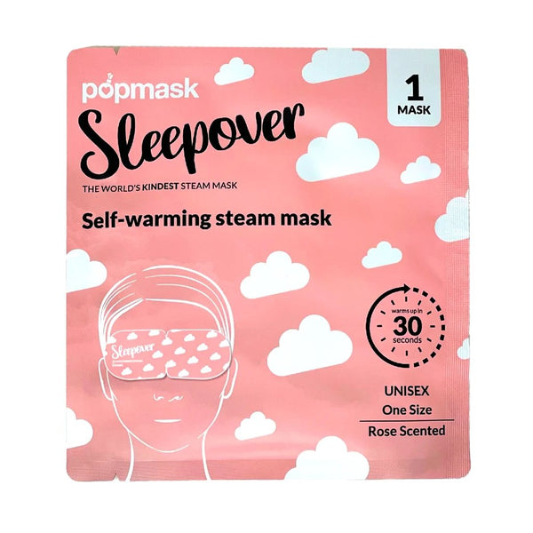 Sleepover Rose Scented Self-warming Sleep Mask by Popband London