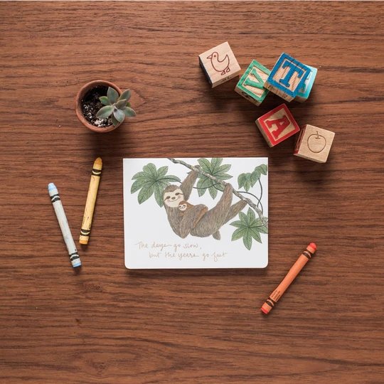 Sloth Parent Card by Gotamago