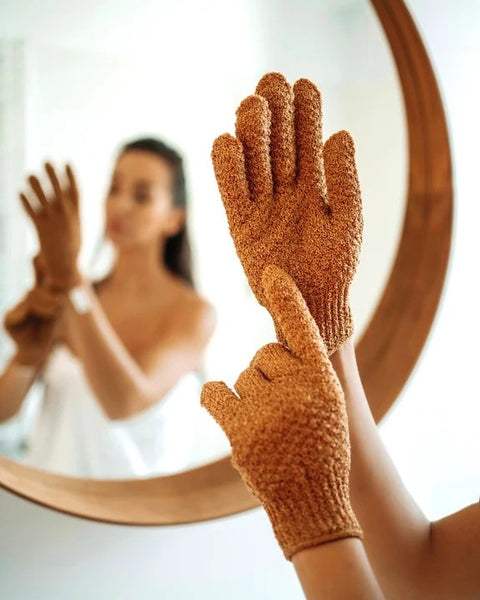 SRSLY Buffed In-Shower Exfoliating Gloves by Buff Experts
