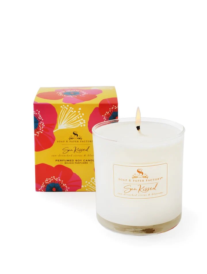 Sun Kissed Large Soy Candle by Soap & Paper Factory