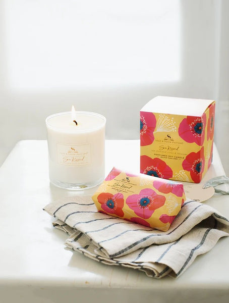 Sun Kissed Large Soy Candle by Soap & Paper Factory