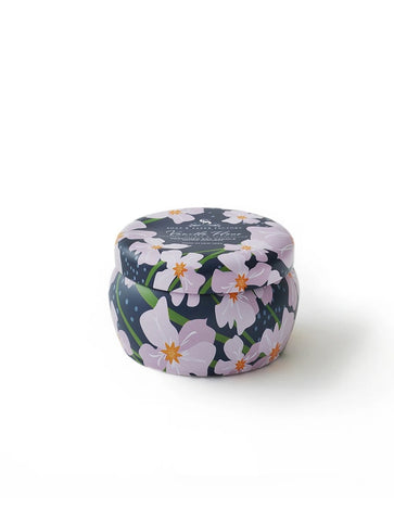 Vanilla Fleur Small Tin Soy Candle by Soap & Paper Factory