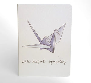 With Deepest Sympathy - Mini Card by Gotamago